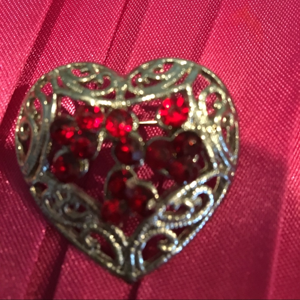 Heart Brooch